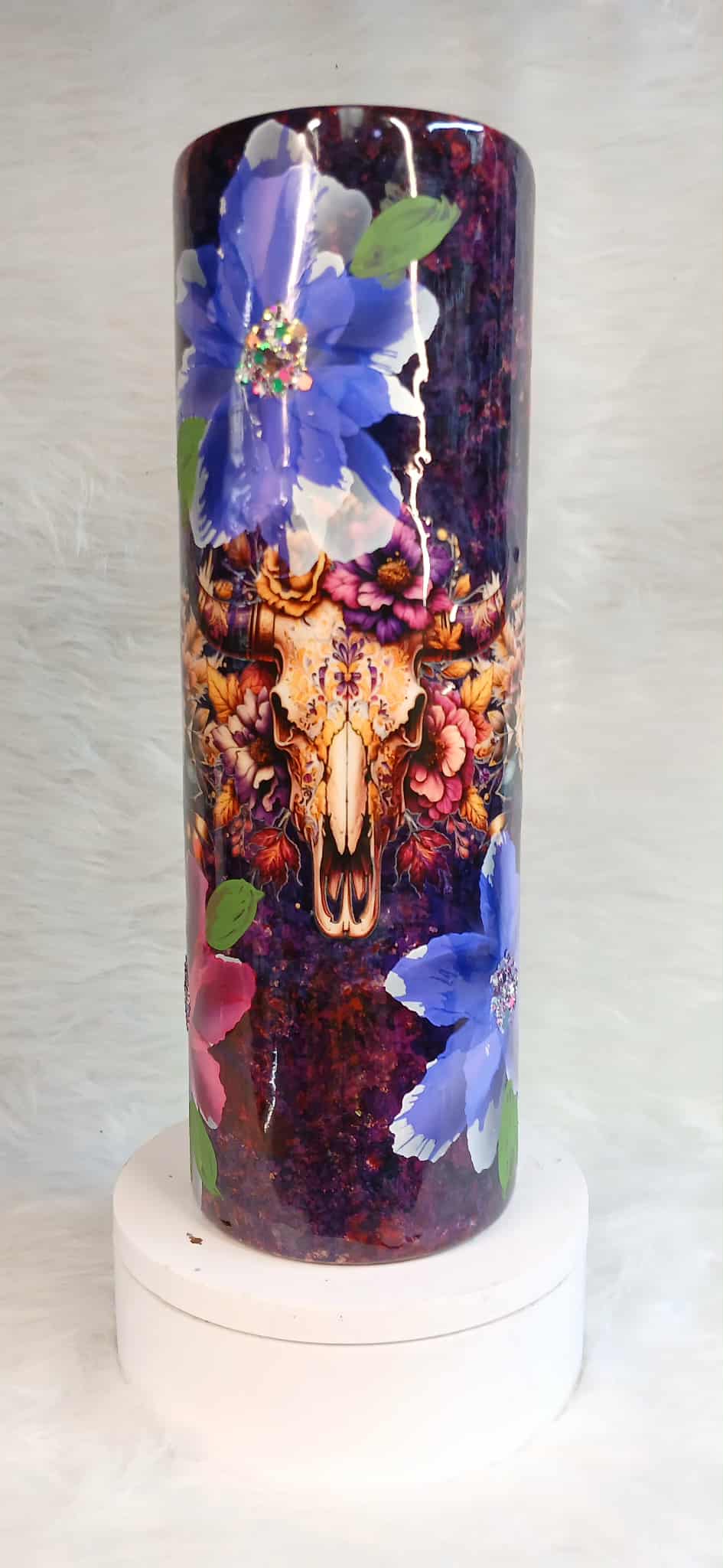 0032 - 30oz skinny - HEATHER R